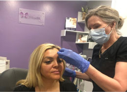 Woman getting injectables at Beauty and Health by Liz in Tucson