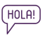 Hola message icon