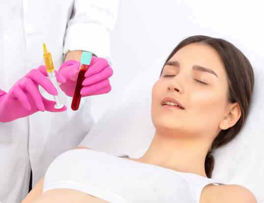 woman taking PRP treatments in Beauty & Health by Liz